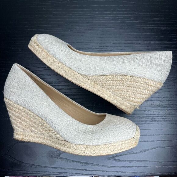 J. Crew Seville Platform Wedge Espadrilles Women’s 8.5 - Picture 1 of 8